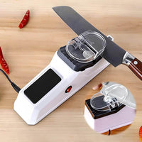 Knife Sharpener | Fast & Safe | Rechargeable