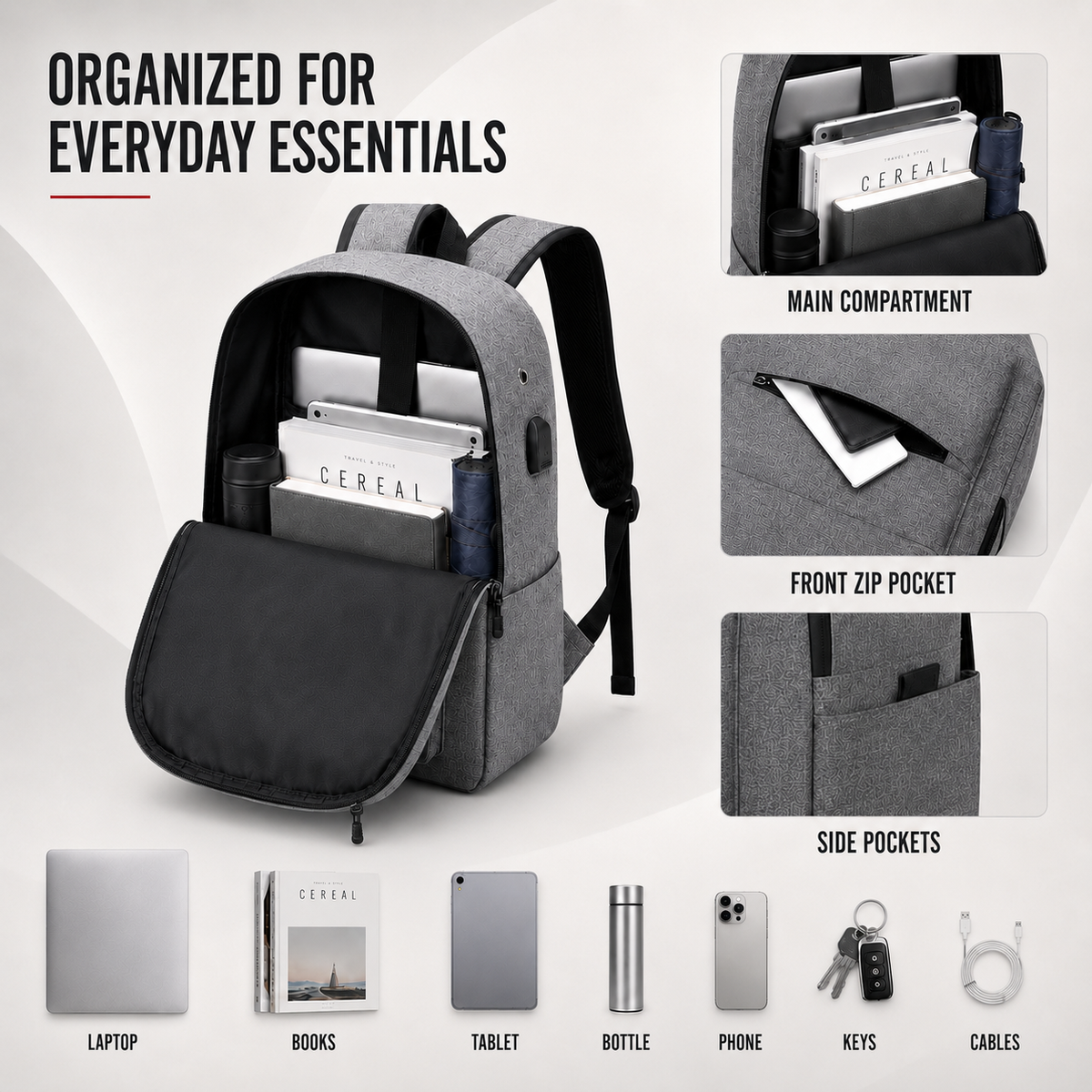 Large Capacity Minimalist Backpack