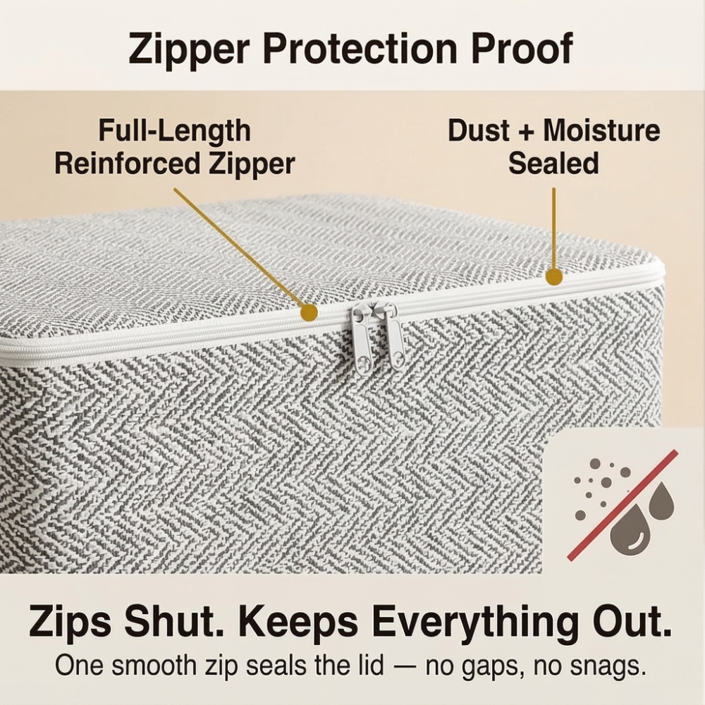 Large Capacity Storage Bag for Blankets and Quilts
