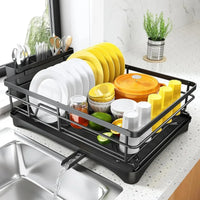 Large Dish Drainer with Drip Tray
