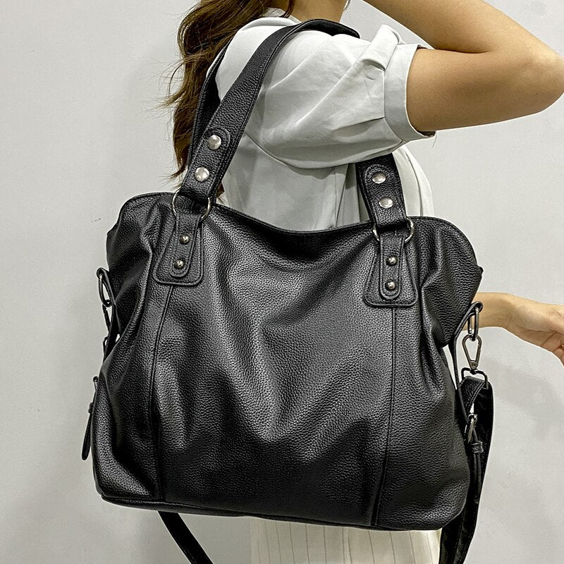 Large Women's School Bag with Modern Design