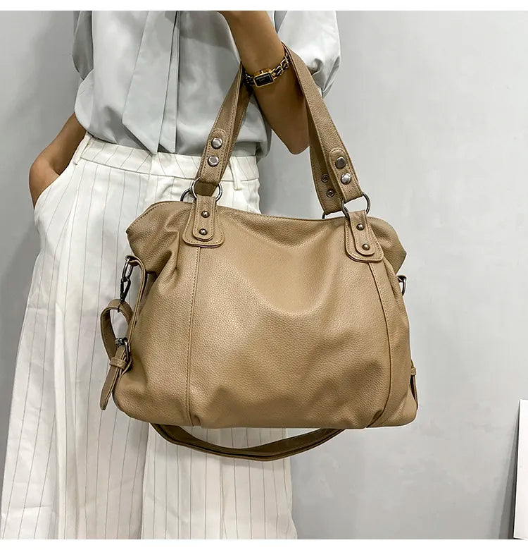 Large Women's School Bag with Modern Design