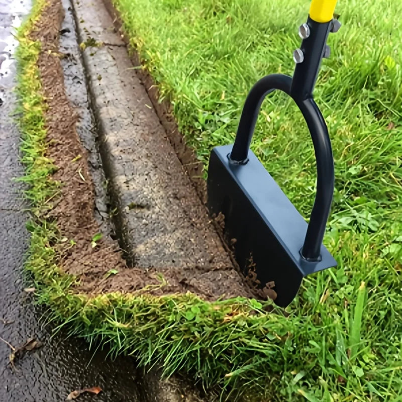 Lawn Edger - Half Moon Design with Serrated Edge - Hand Tool for Clean Lawn Edges & Garden Beds