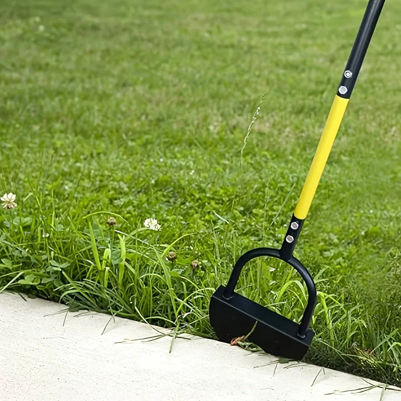 Lawn Edger - Half Moon Design with Serrated Edge - Hand Tool for Clean Lawn Edges & Garden Beds