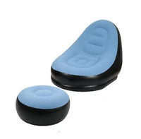 Lazy Sofa with Footrest