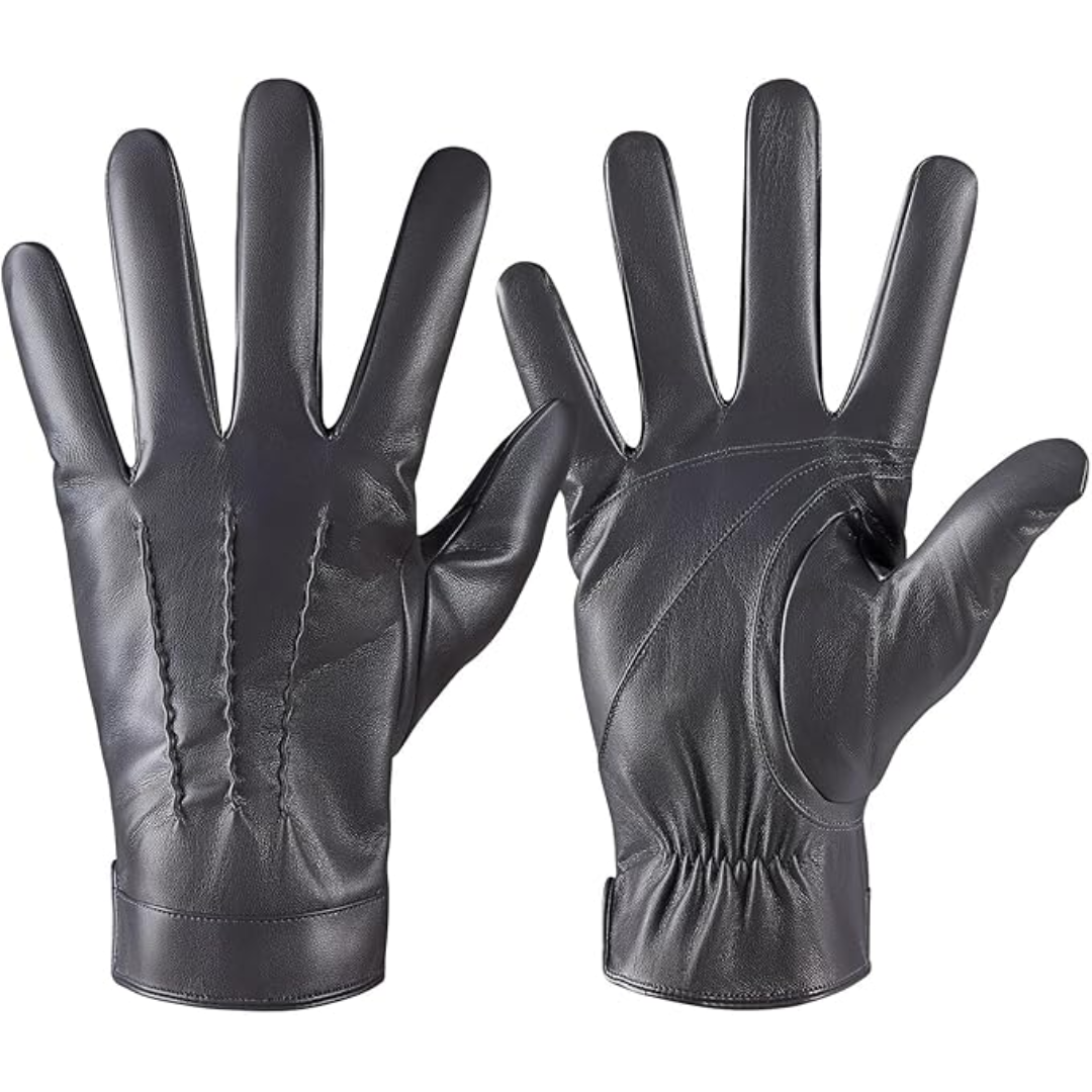 Leather Touchscreen Winter Gloves