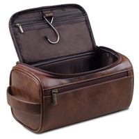 Leather Travel Toiletry Bag