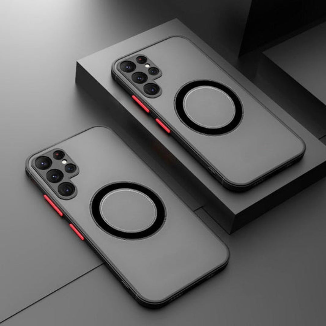 Leather Wallet Phone Case with Magnetic Closure