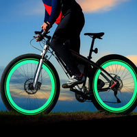 LED Bicycle Valve Lights for Night Riding