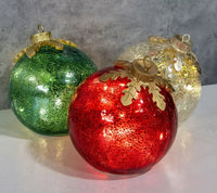 LED Christmas Bauble – Warm Ambient Lighting with Timer Function