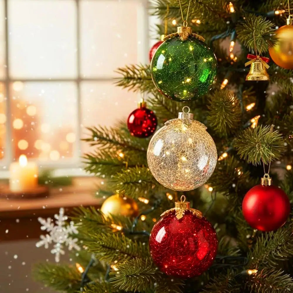 LED Christmas Bauble – Warm Ambient Lighting with Timer Function