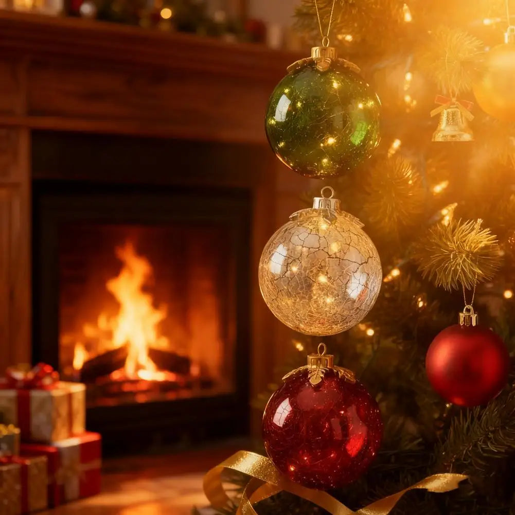 LED Christmas Bauble – Warm Ambient Lighting with Timer Function