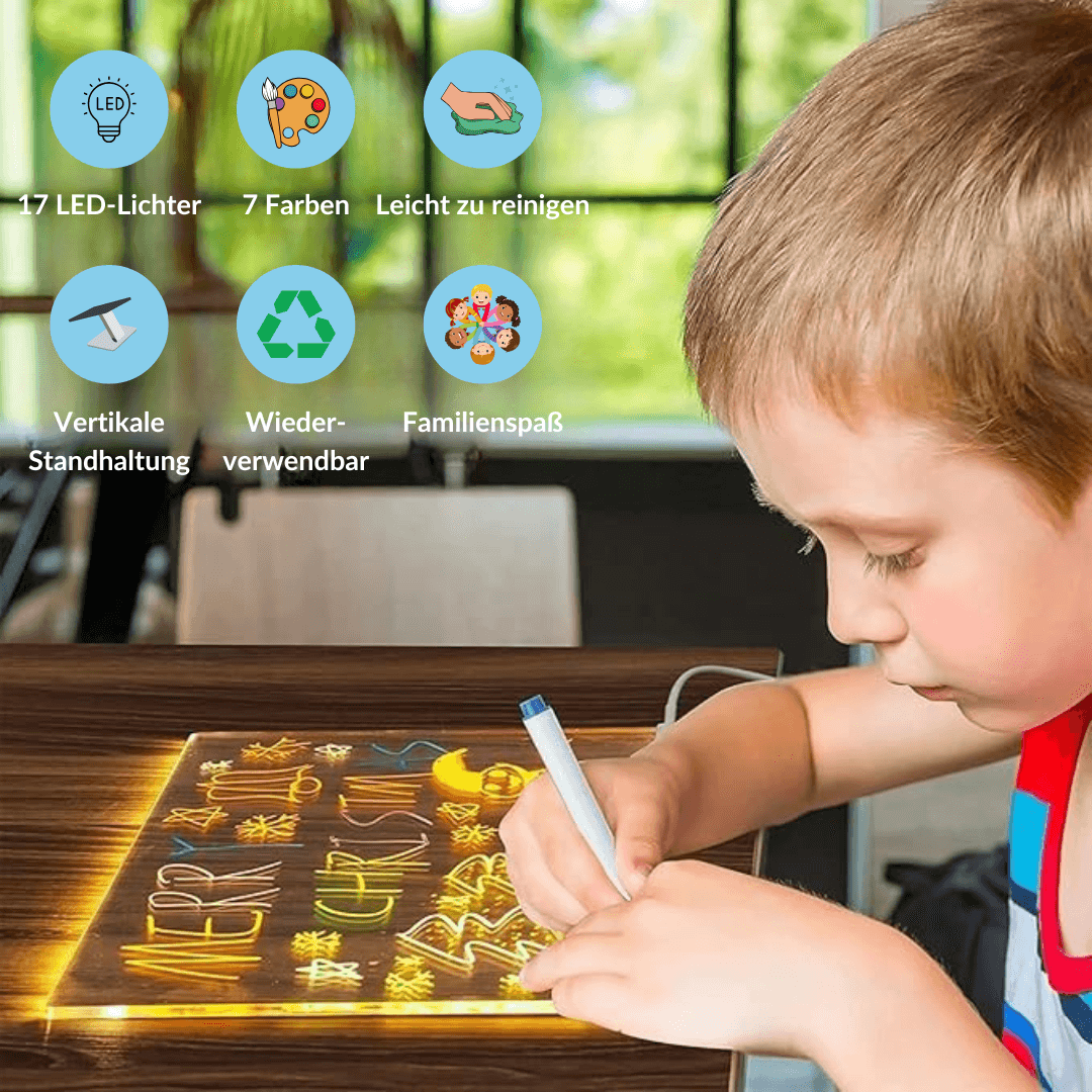 LED Drawing Board for Creative Light Painting