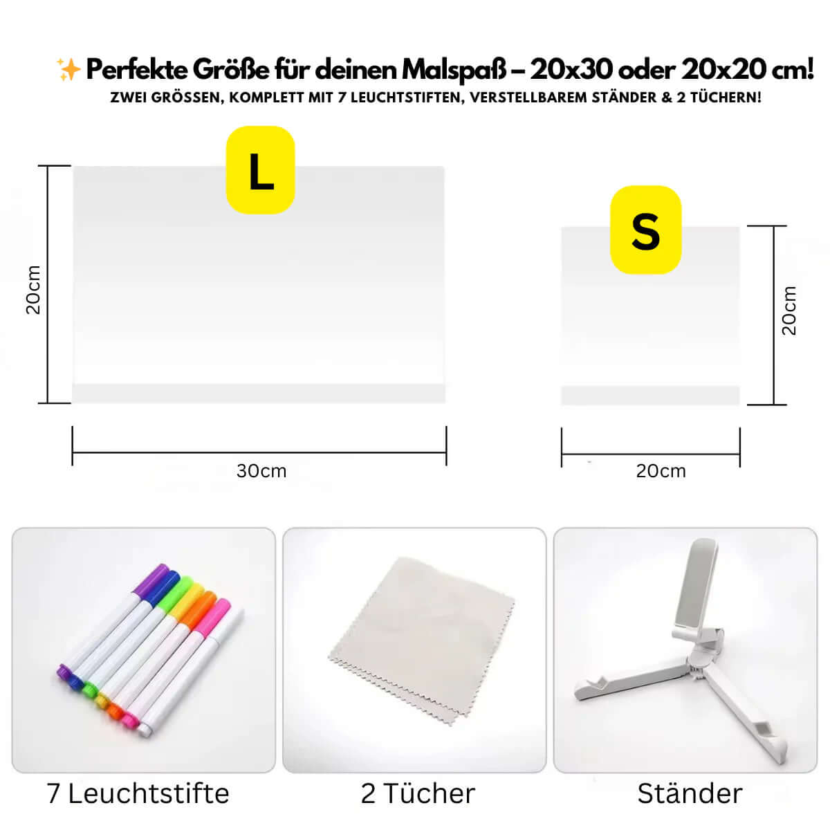LED Drawing Board for Creative Light Painting