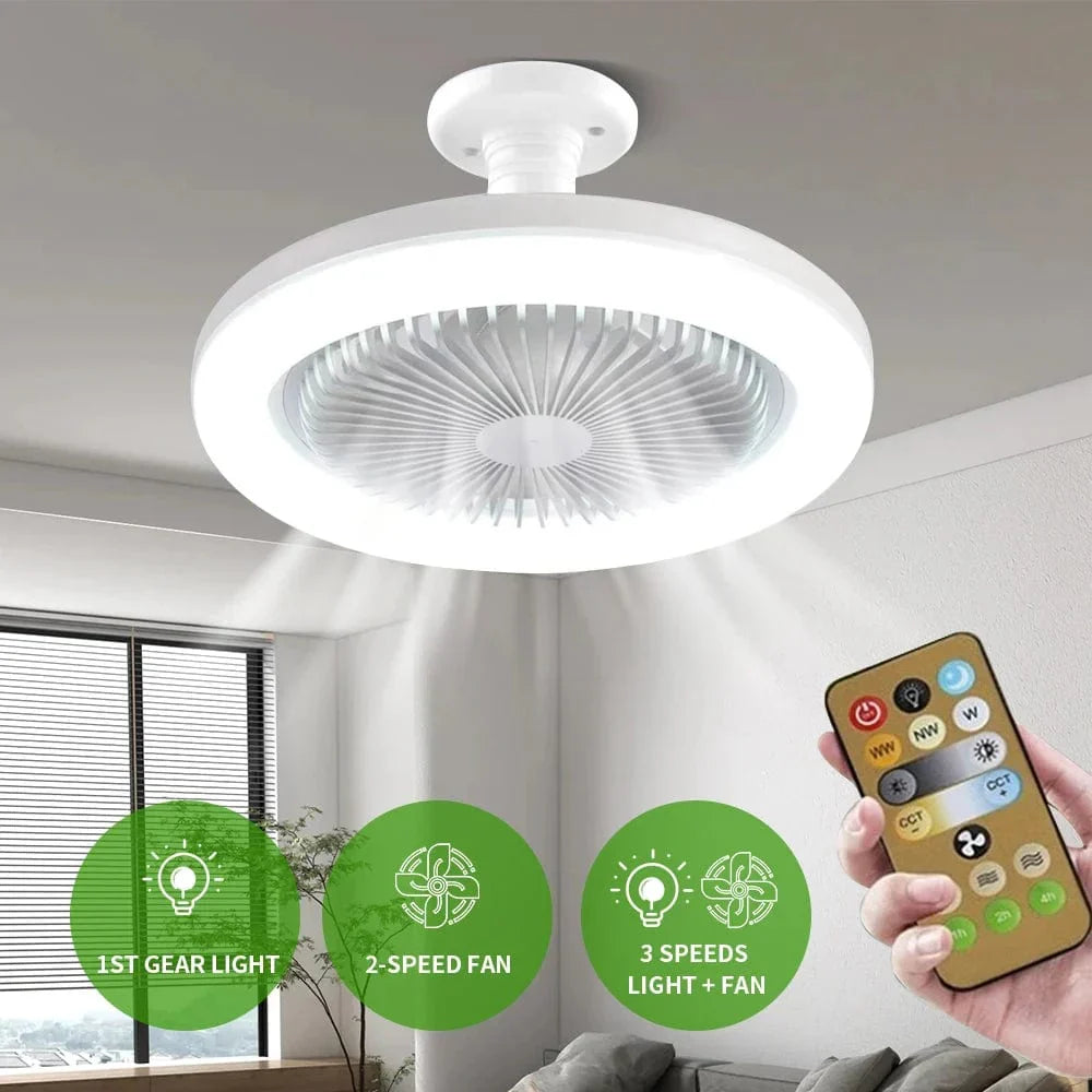 LED E27 Ceiling Fan Light for Living Room and Bedroom