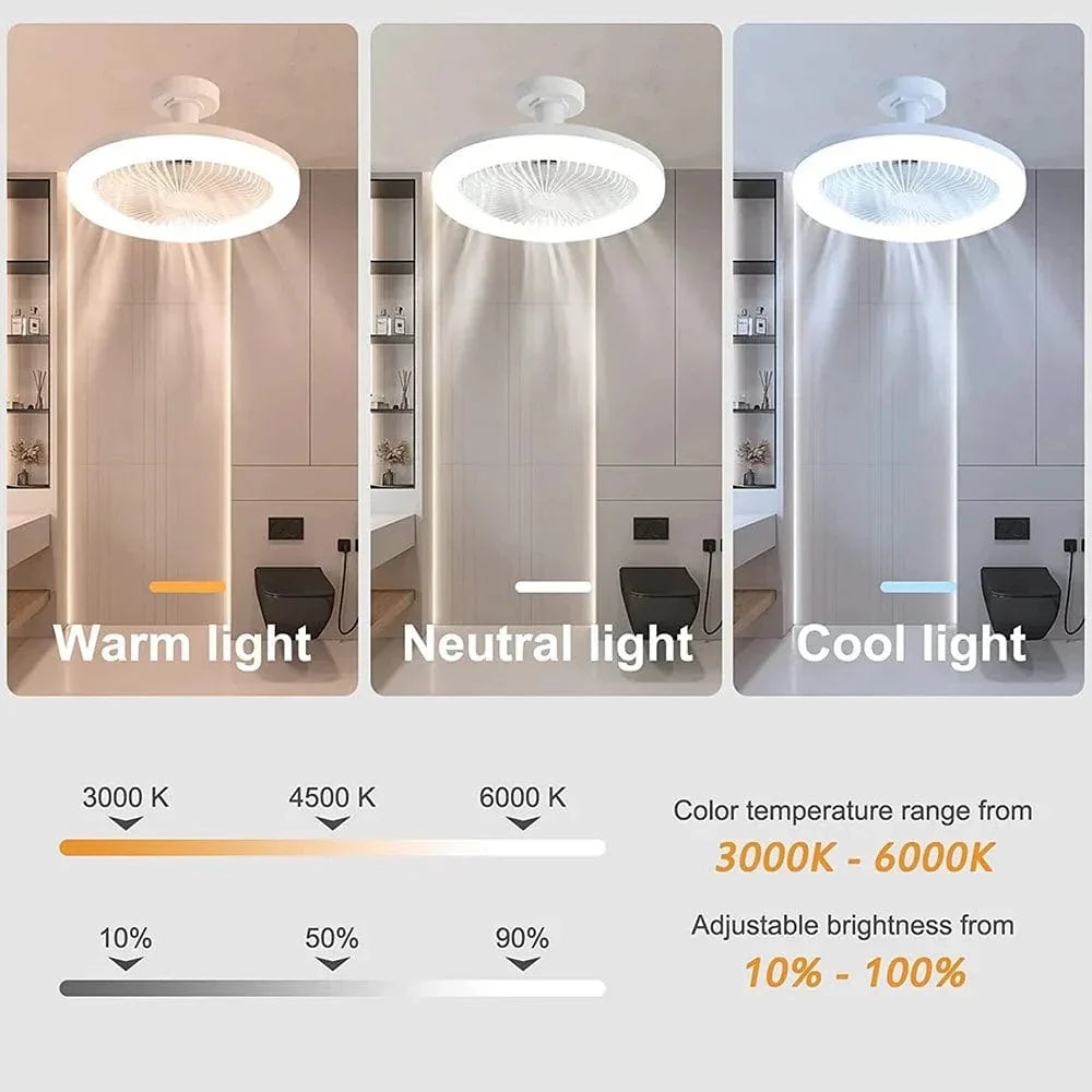 LED E27 Ceiling Fan Light for Living Room and Bedroom