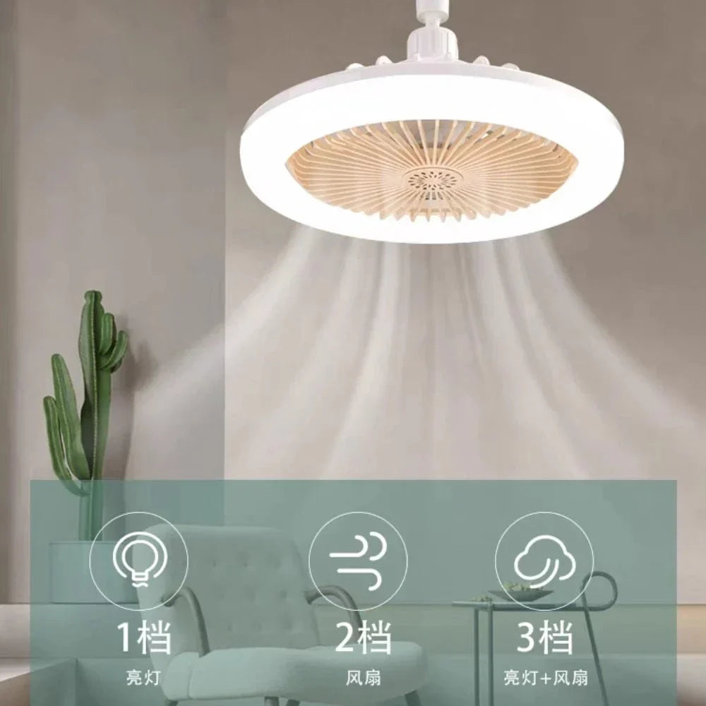 LED E27 Ceiling Fan Light for Living Room and Bedroom