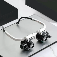 LED Headband Magnifying Glass Optical Lens Tool