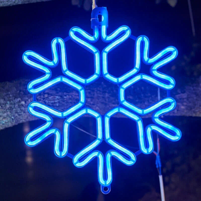 LED Snowflake Christmas Lights | Outdoor Lighting IP65 Waterproof Christmas Decoration