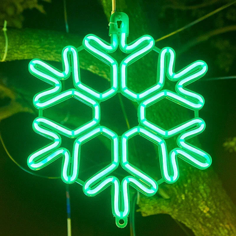 LED Snowflake Christmas Lights | Outdoor Lighting IP65 Waterproof Christmas Decoration