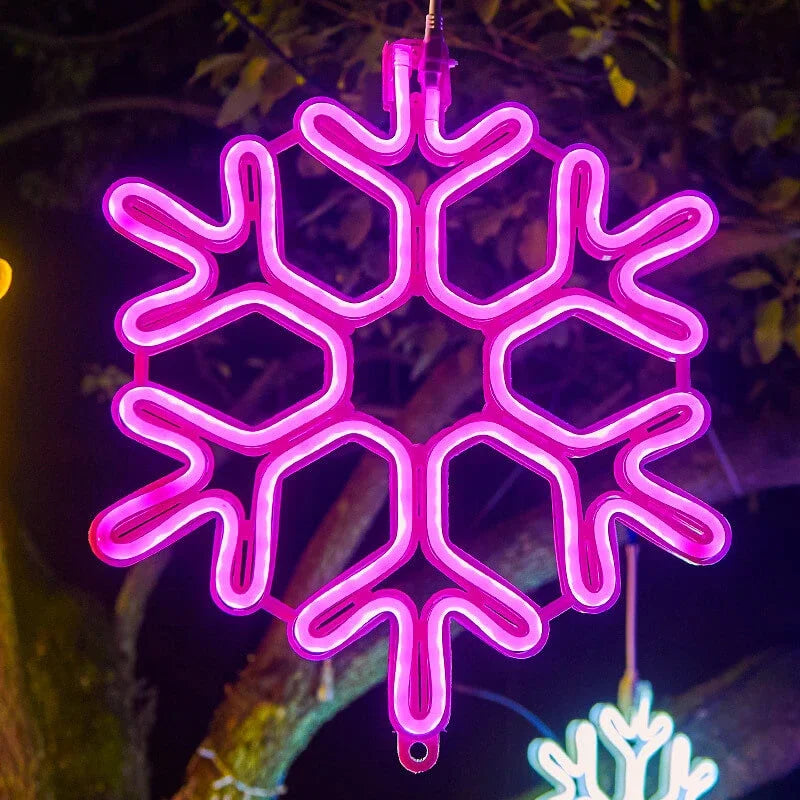 LED Snowflake Christmas Lights | Outdoor Lighting IP65 Waterproof Christmas Decoration
