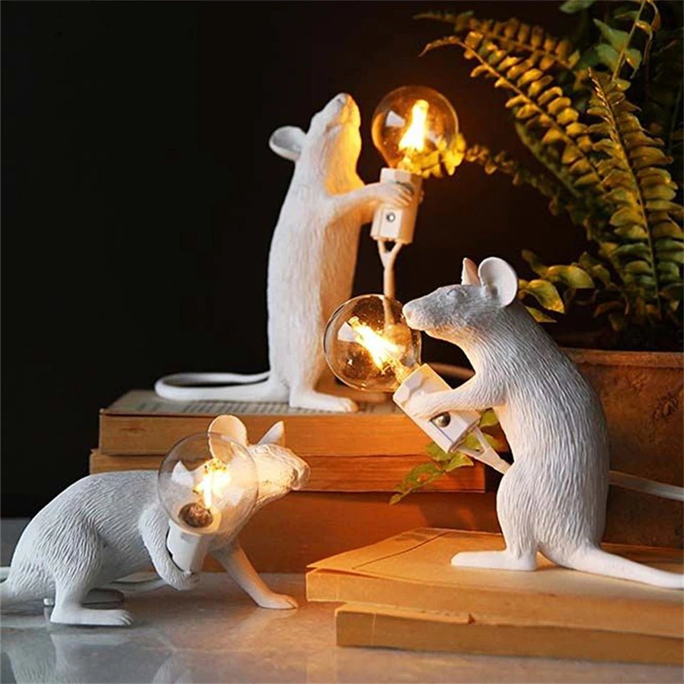 LED Table Lamp with Animal Figure Design for Playful and Atmospheric Lighting