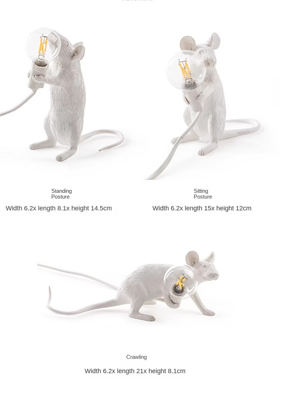LED Table Lamp with Animal Figure Design for Playful and Atmospheric Lighting