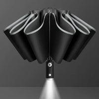 LED Umbrella with Built-in Flashlight