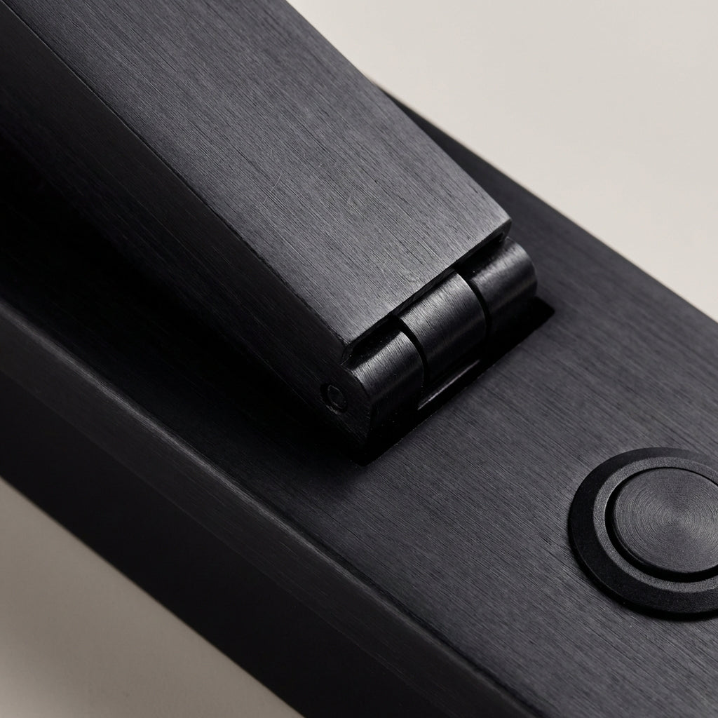 LED Wall Reading Lamp with Matte Black Copper Finish, 3 Color Options & Rotatable Arm