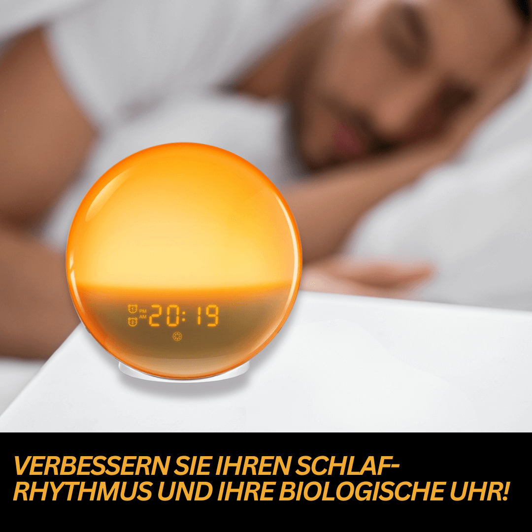 Light Alarm Clock with Radio & Nature Sounds