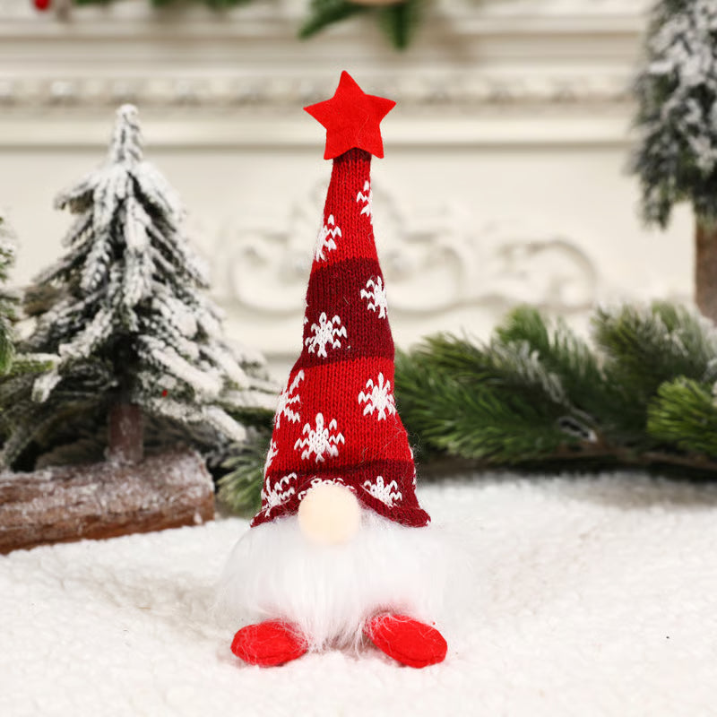 Light-Up Christmas Gnome Plush Toy Set – Long-Legged Nordic Tomte Christmas Decoration