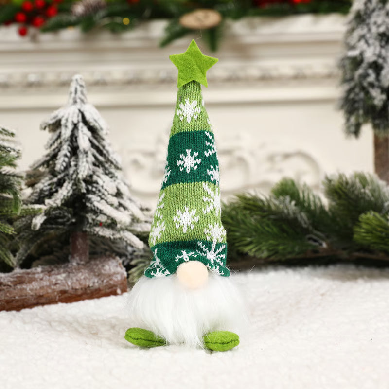 Light-Up Christmas Gnome Plush Toy Set – Long-Legged Nordic Tomte Christmas Decoration