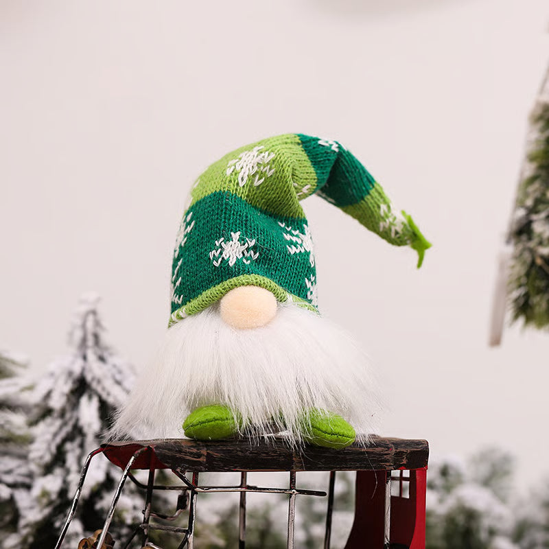 Light-Up Christmas Gnome Plush Toy Set – Long-Legged Nordic Tomte Christmas Decoration
