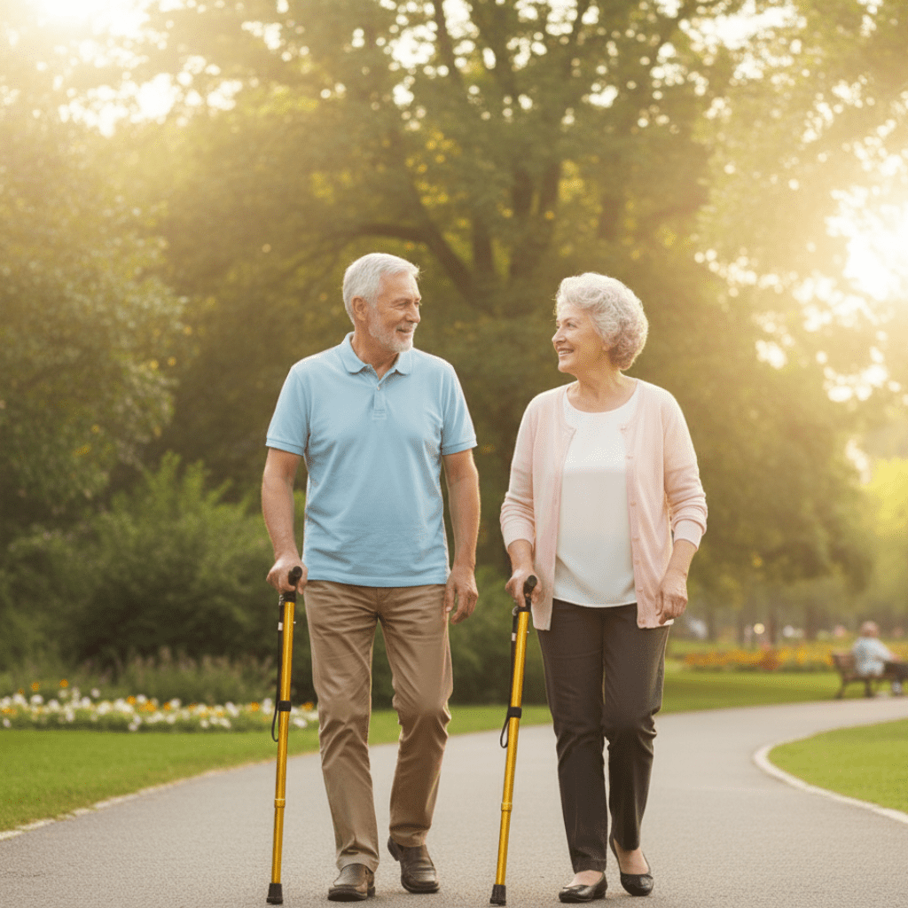 Lightweight Aluminium Walking Cane for Seniors