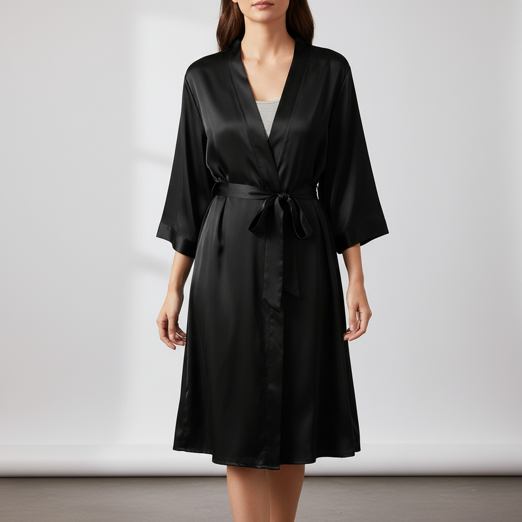 Lightweight Knee-Length Robe