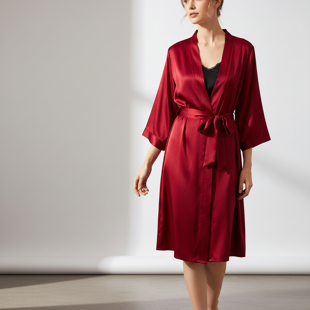 Lightweight Knee-Length Robe