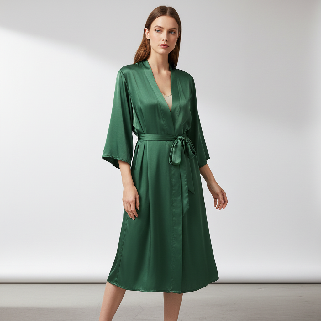 Lightweight Knee-Length Robe