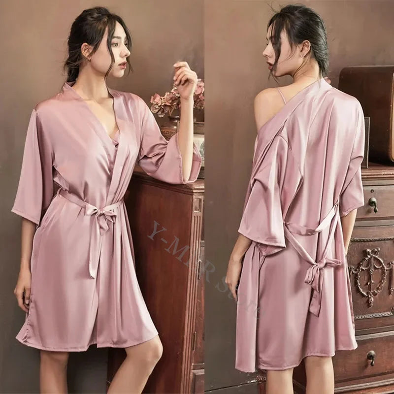 Lightweight Knee-Length Robe