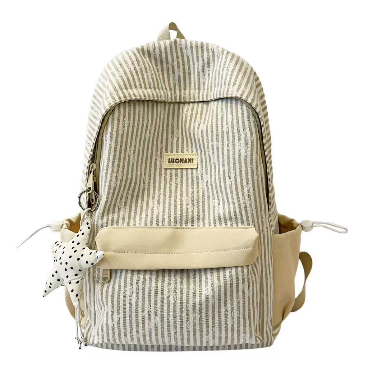 Lightweight Striped Casual Backpack