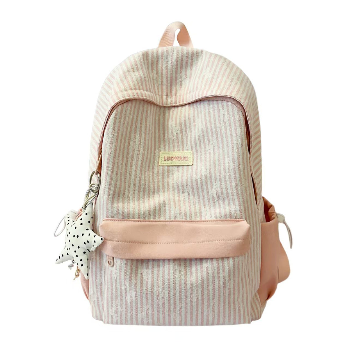 Lightweight Striped Casual Backpack