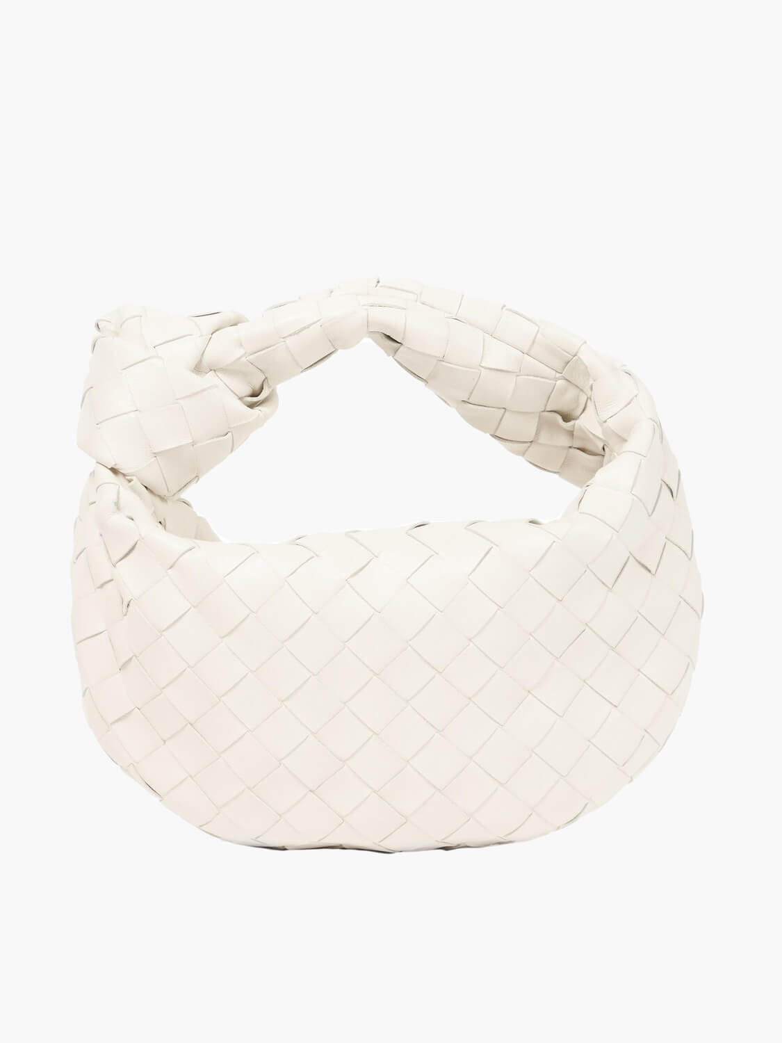 Lightweight Woven Vegan Leather Shoulder Bag