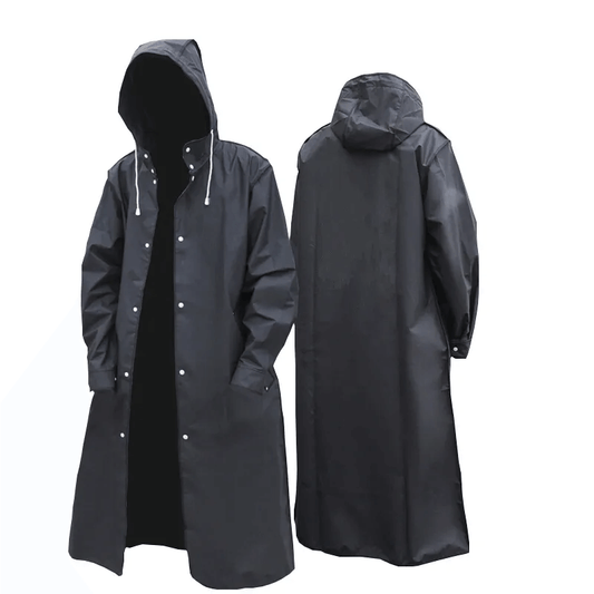 Long Black Raincoat