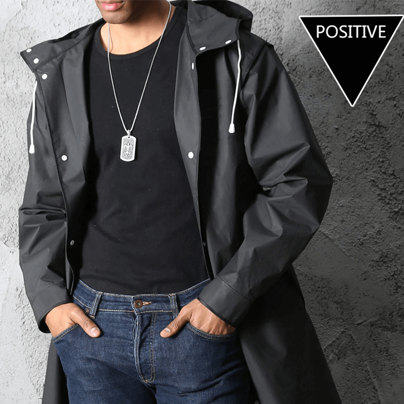 Long Black Raincoat