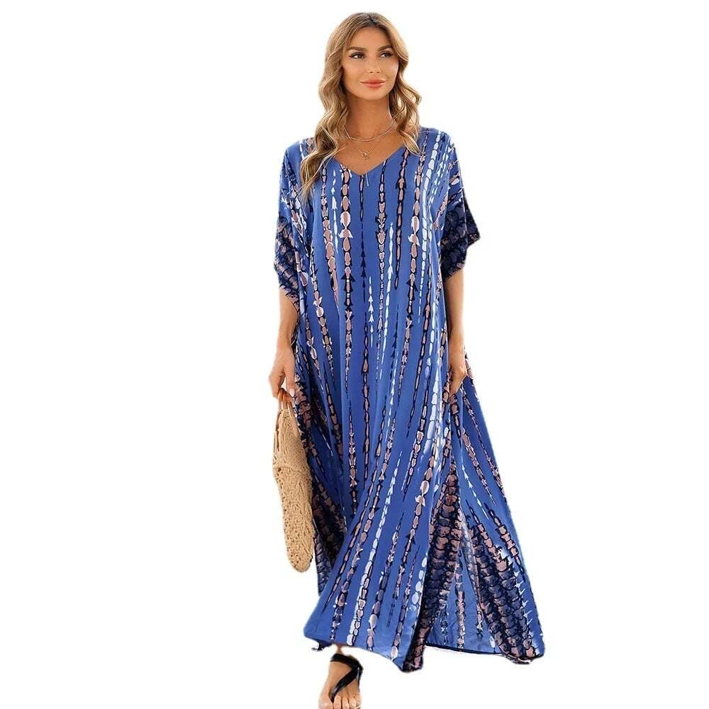 Loose Casual Summer Kaftan Beach Dress