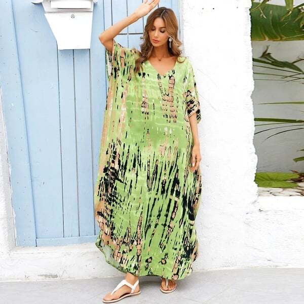 Loose Casual Summer Kaftan Beach Dress