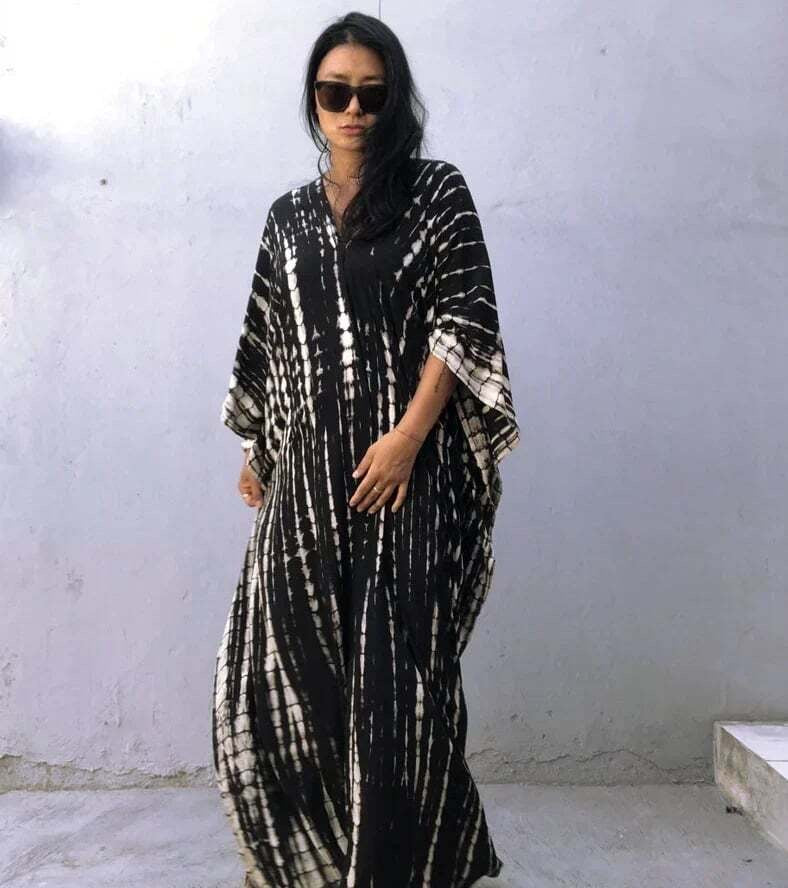 Loose Casual Summer Kaftan Beach Dress