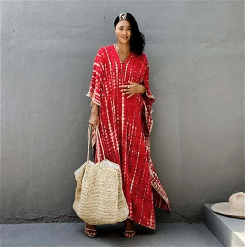 Loose Casual Summer Kaftan Beach Dress