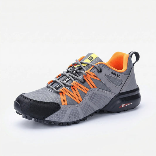 Low-Cut Lace-Up Outdoor Trainers
