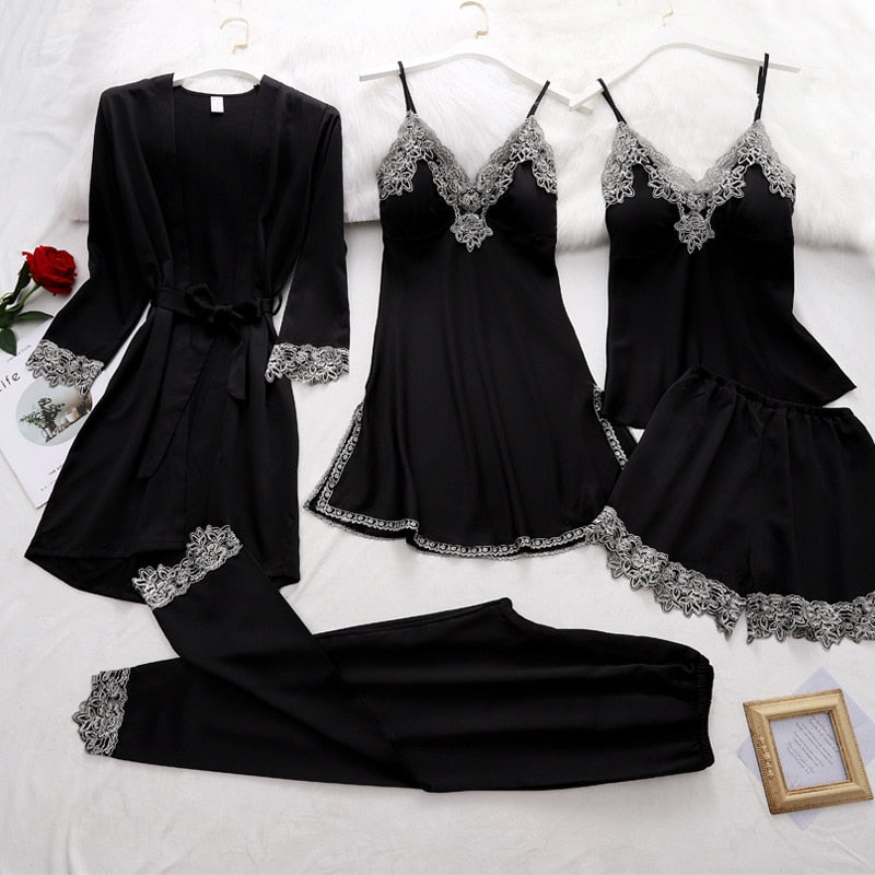 Luxurious Satin Sleepwear Set