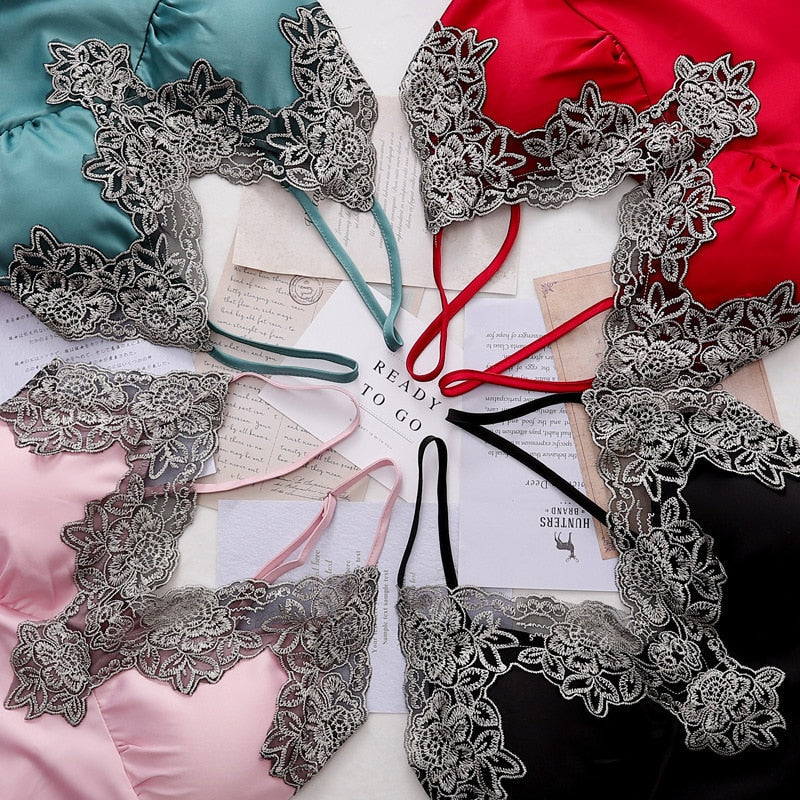 Luxurious Satin Sleepwear Set